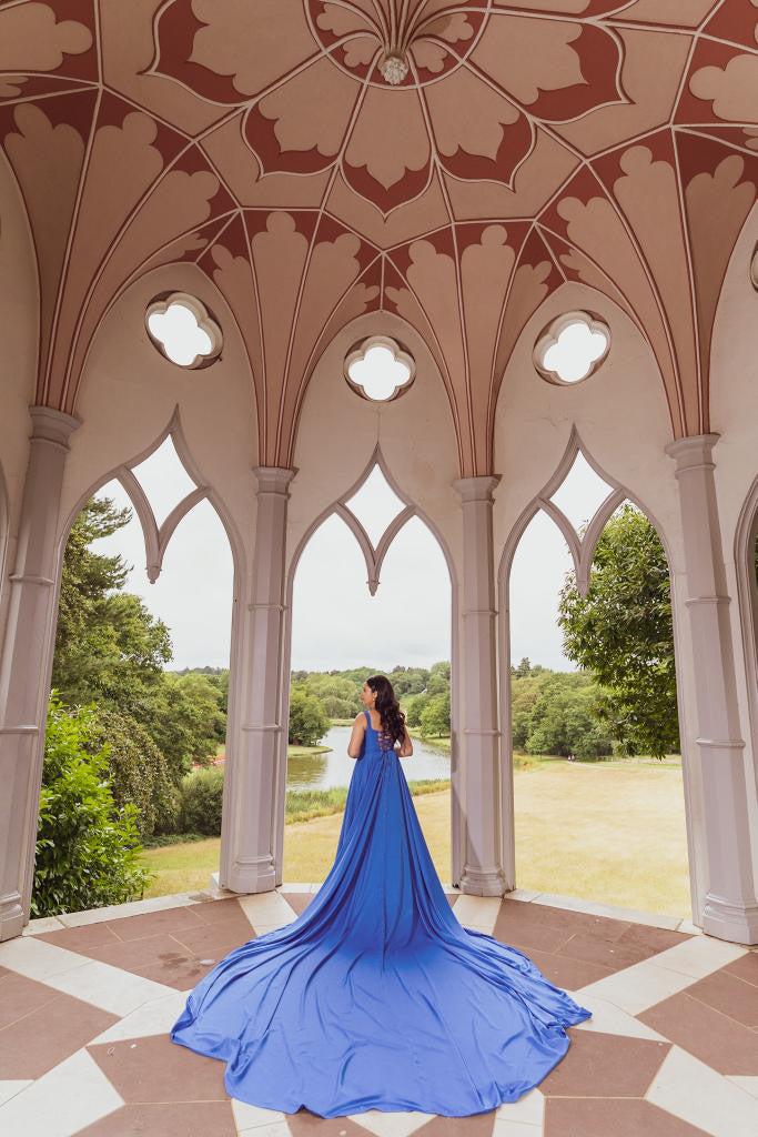 Cobalt Blue Dress - Long Trail