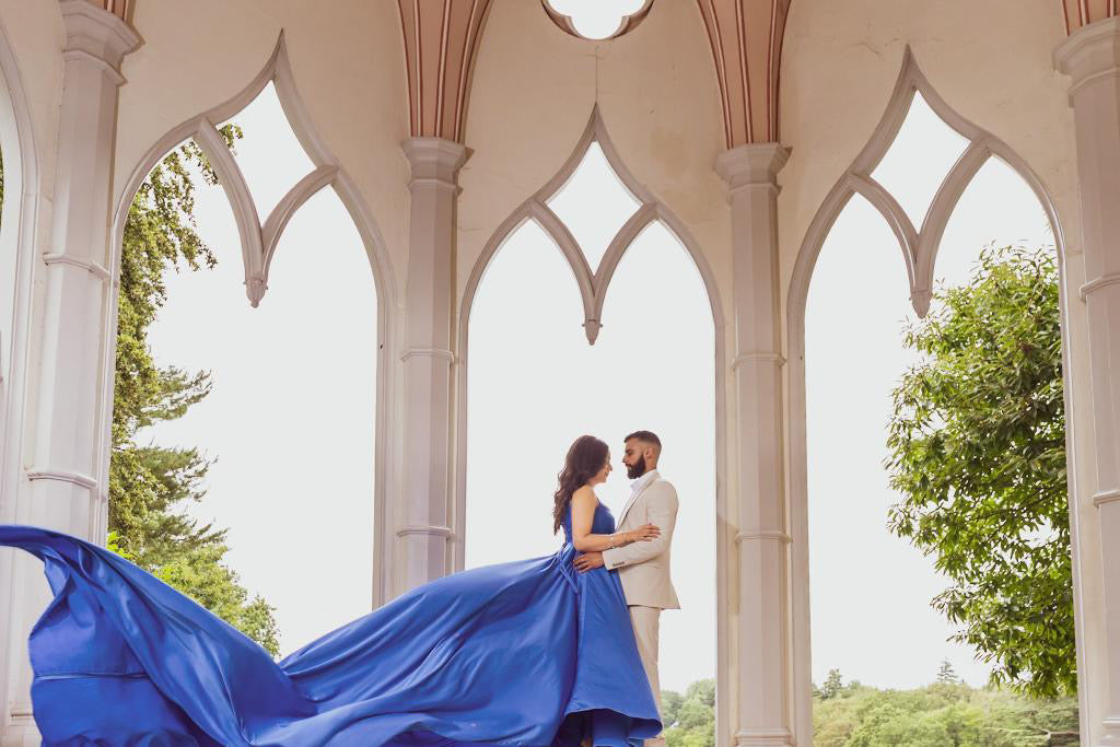 Cobalt Blue Dress - Long Trail