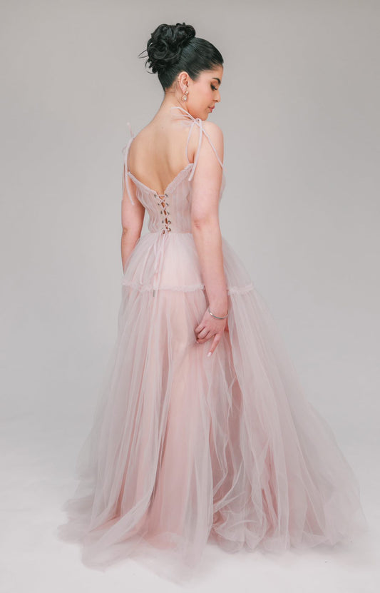 Pink Soft Tulle Dress