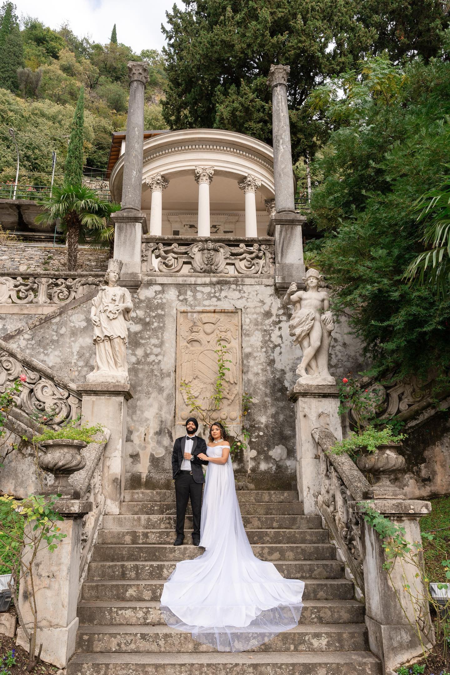 White shoulder Flying Dress - Medium Trail