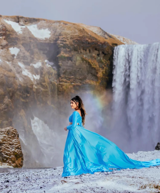 Blue Co-ord Set - Short Trail