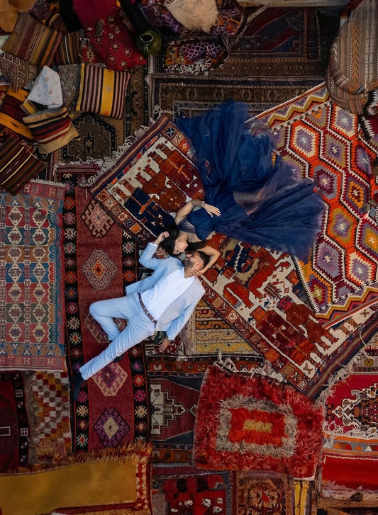 One shoulder Navy Blue Tulle Dress