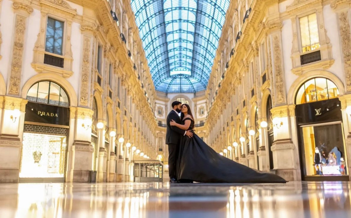 Black off shoulder Flying Dress