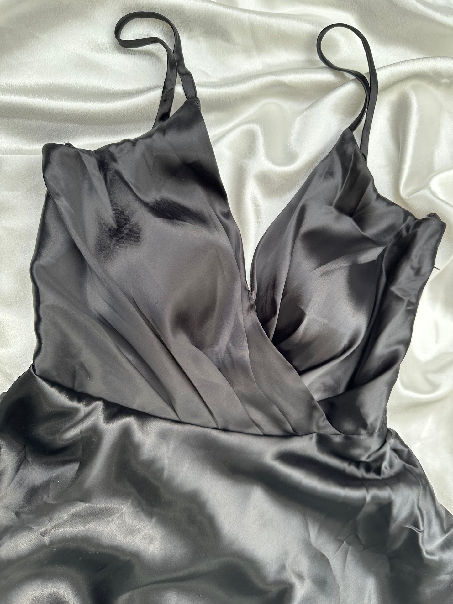 Black Satin Dress