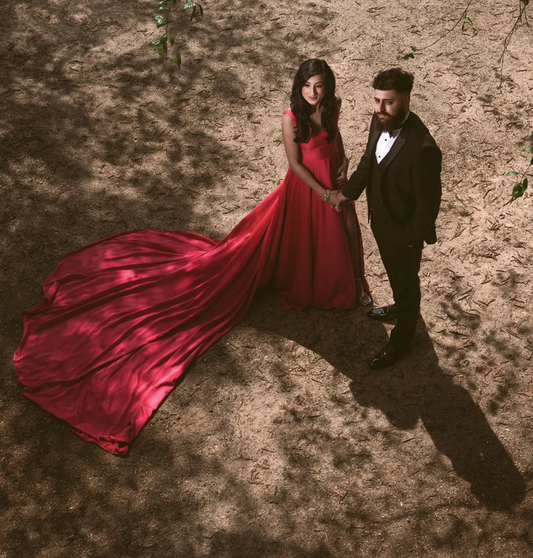 Fuchsia Pink Flying Dress- Medium Trail