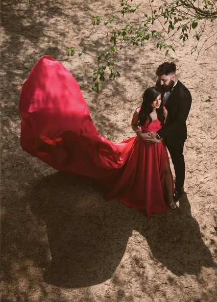 Fuchsia Pink Flying Dress- Medium Trail