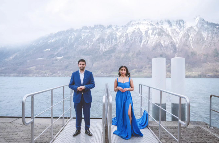 Cobalt Blue Dress - Long Trail