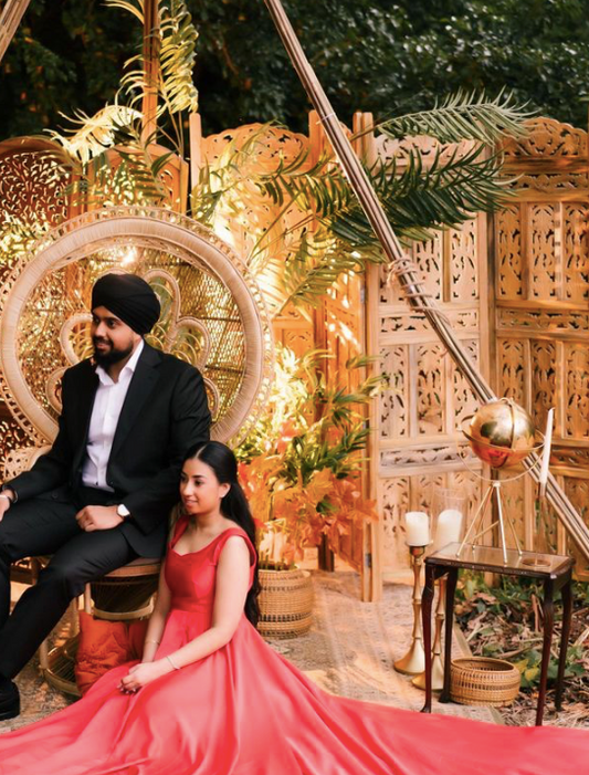 Red Flying Dress- Long Trail