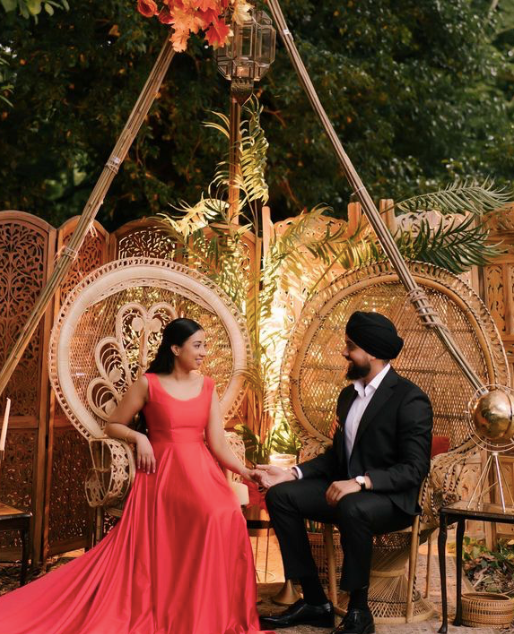 Red Flying Dress- Long Trail