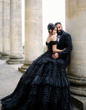 Black Layered Soft Tulle Dress