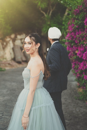 Blue Soft Tulle Dress
