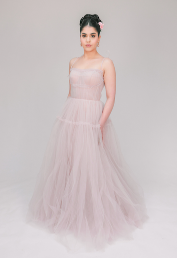 Pink Soft Tulle Dress