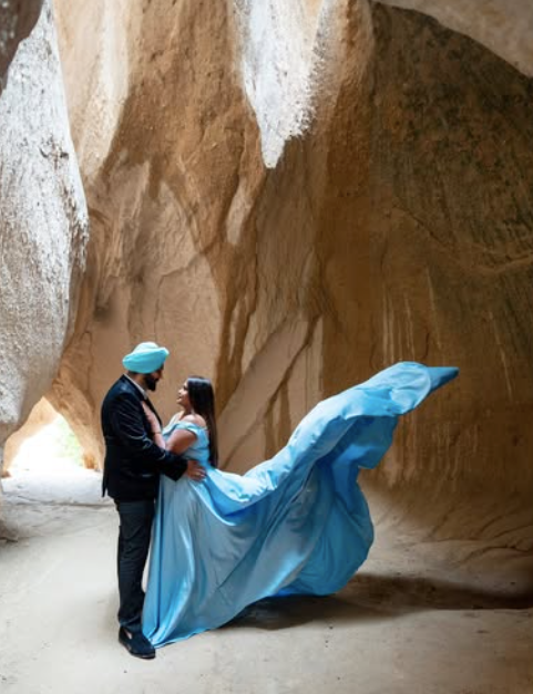 Baby Blue off shoulder Flying dress