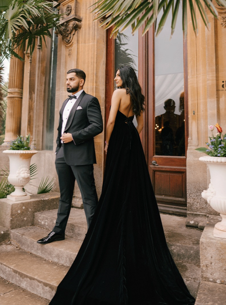 Black Velvet Gown