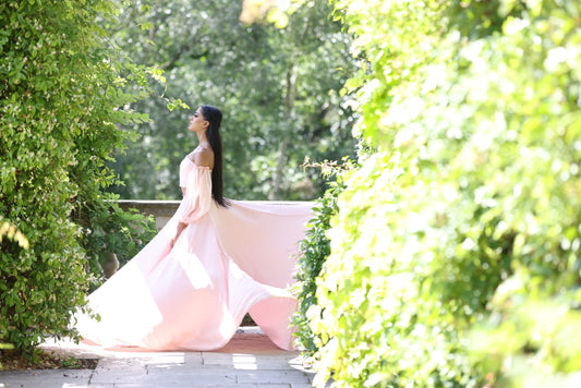 Pink Puff Sleeve Co ord Set - Medium Trail