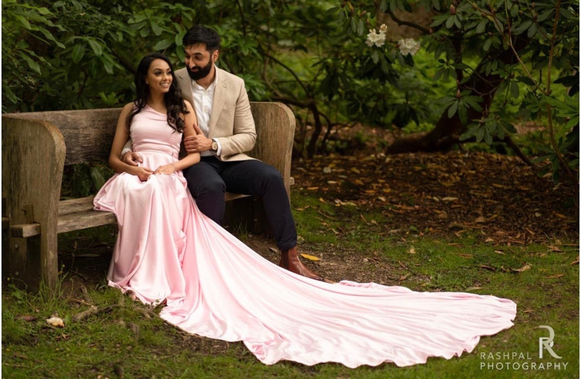 Classic Flying Dress with Detachable Trail