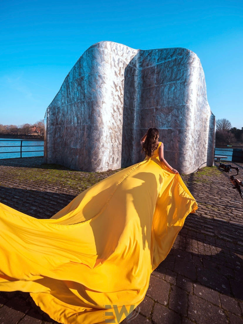 Yellow Classic Flying Dress - Long Trail