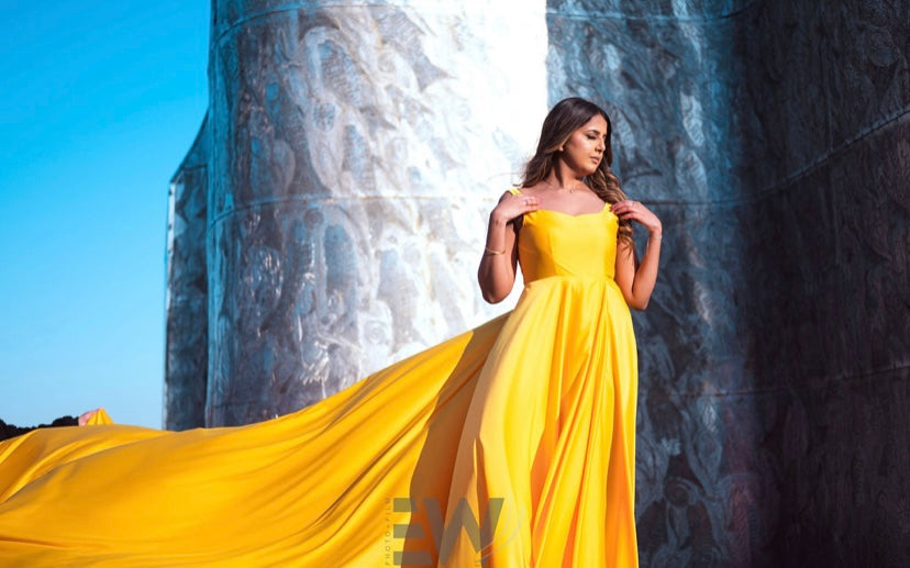 Yellow Classic Flying Dress - Long Trail