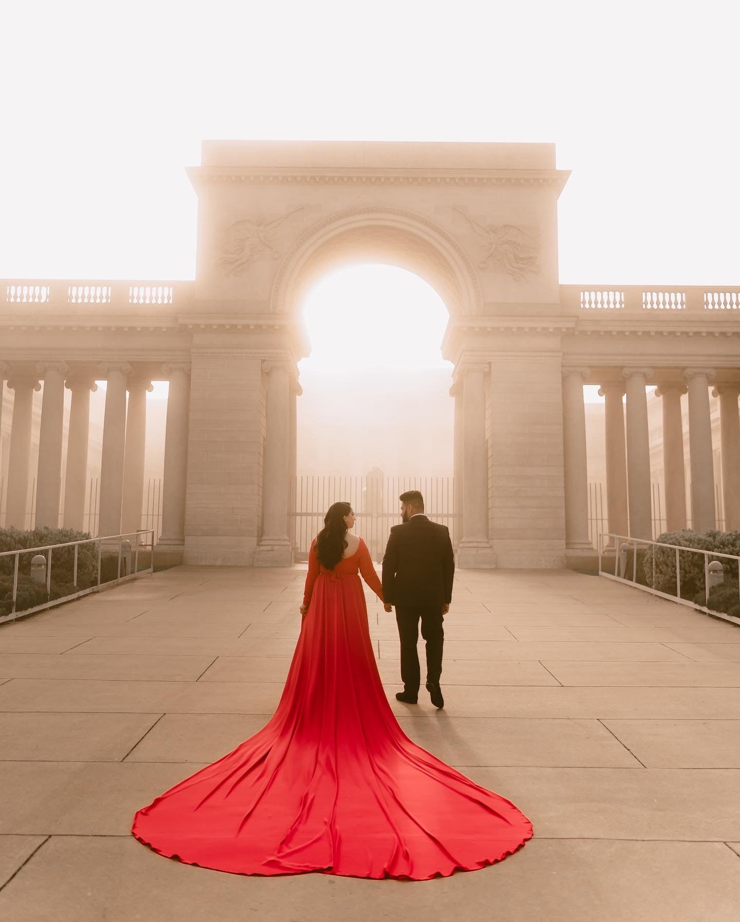 Red Long Sleeve Dress - Long Trail