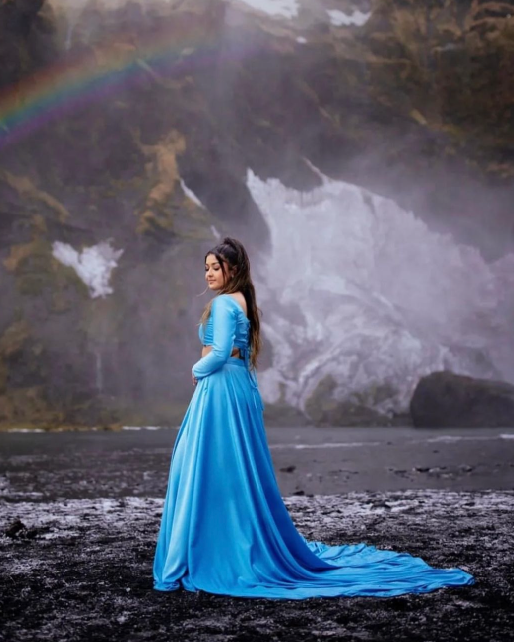 Blue Co-ord Set - Short Trail