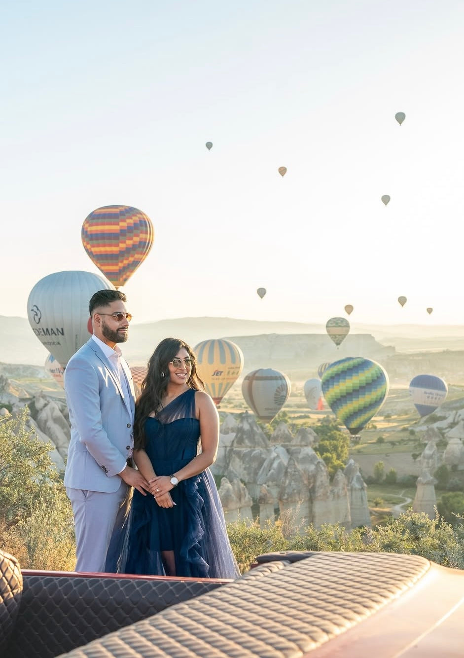 One shoulder Navy Blue Tulle Dress