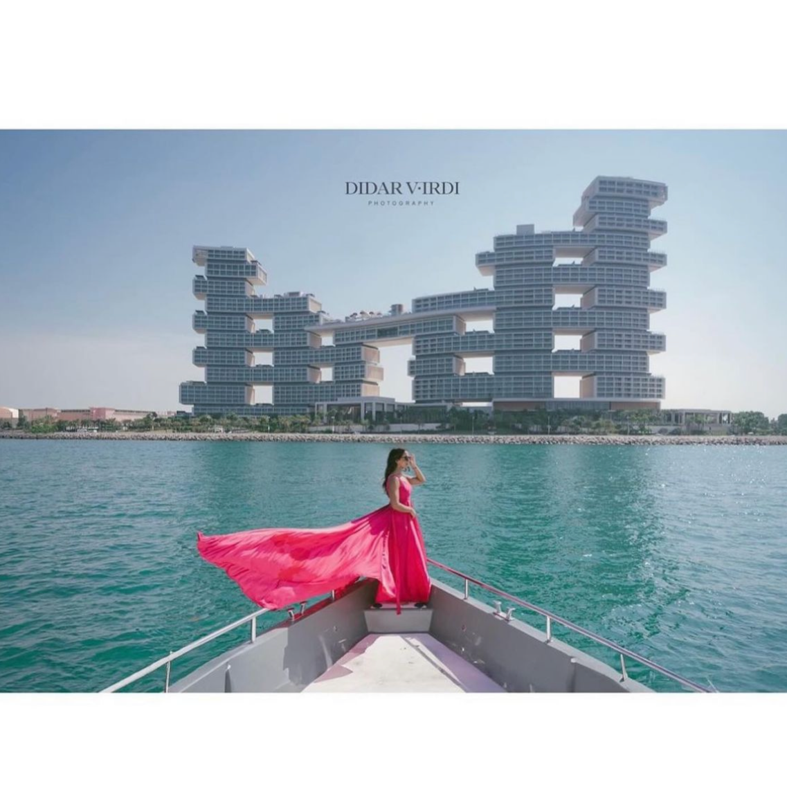 Hot Pink Flying Dress- Medium Trail