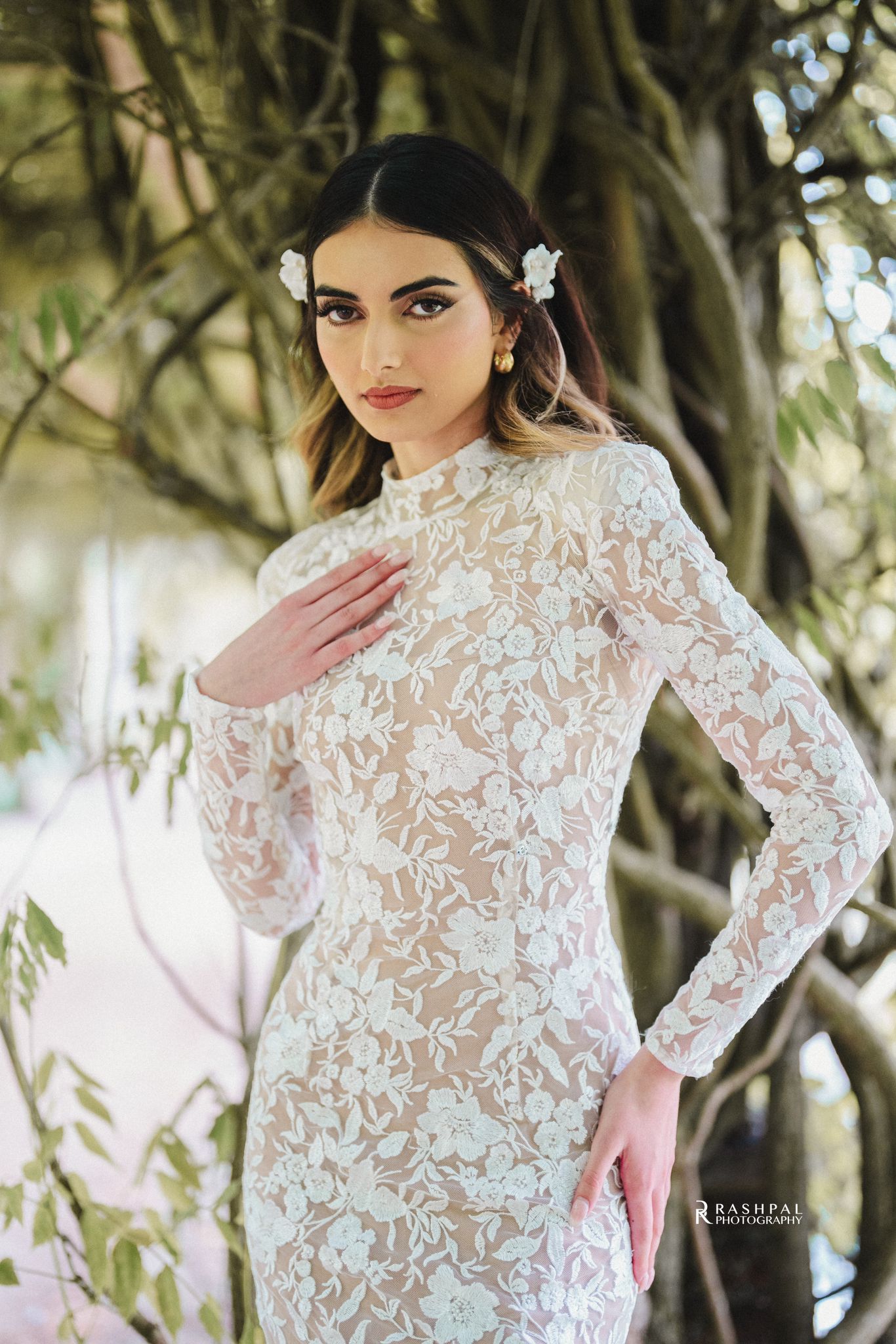 White Lace dress - UK 6