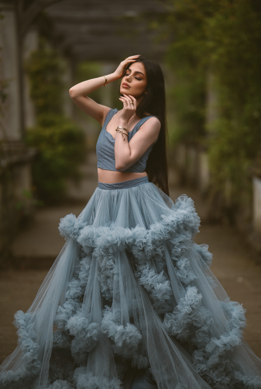 Tulle Co ord Set - 04 Blue