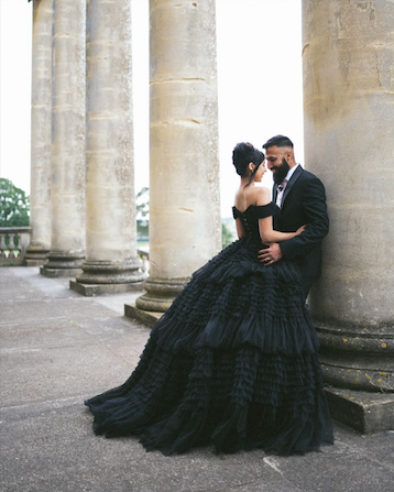 Black Layered Soft Tulle Dress