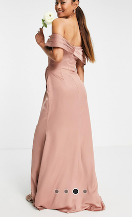 size 6 -Bardot dress in cinnamon rose