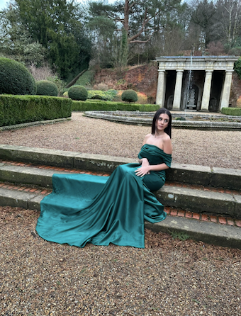 Emerald Green Fitted Gown - TALL